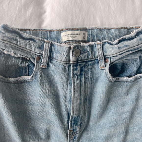 Abercrombie 90s straight jeans with slit - Picture 5 of 6